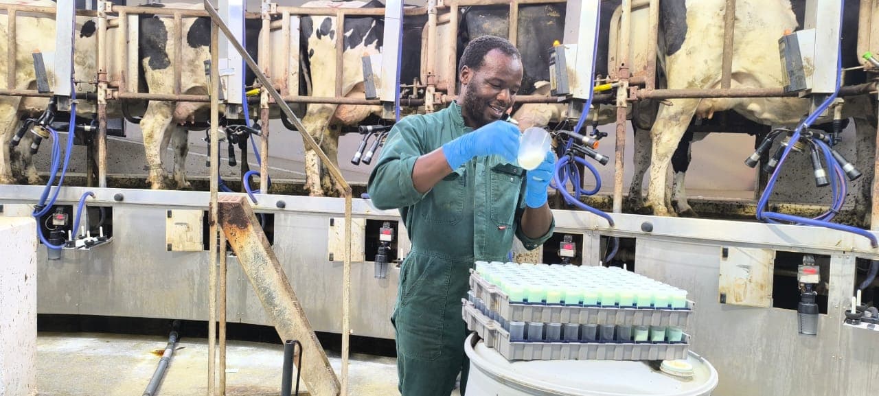 Space Age Agrovet team working with farmers in Malawi